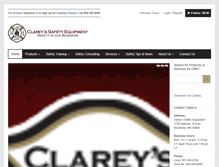 Tablet Screenshot of clareys.com